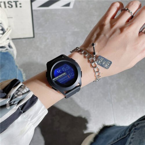 W002 Double Display Watch Set Alarm Clock Stopwatch Reading Function for Gym Workouts Hiking Running - Image 5
