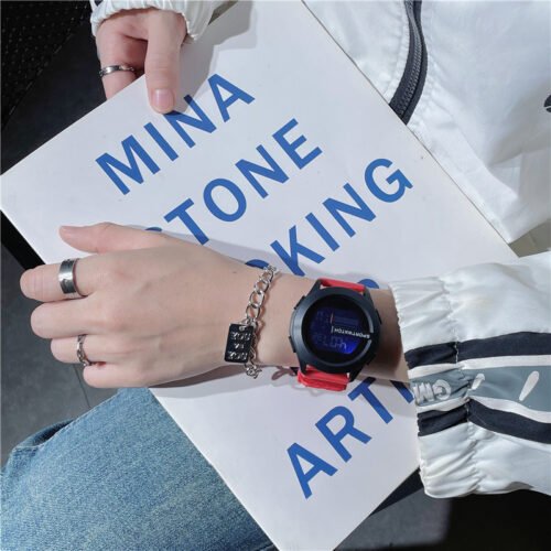 W002 Double Display Watch Set Alarm Clock Stopwatch Reading Function for Gym Workouts Hiking Running - Image 6