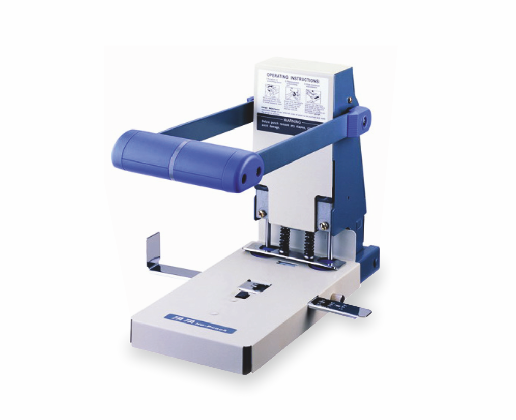 0283000e-d7c0-4d99-a8a0-1e3a45e8749epng Dolphin Hole Punch Punches 520 sheets in one breath Sliding drawer for collecting paper chip Adjustable gauge to fit all paper sizes 6 mm or 8 mm hole sizes- HP-2 - Image 1