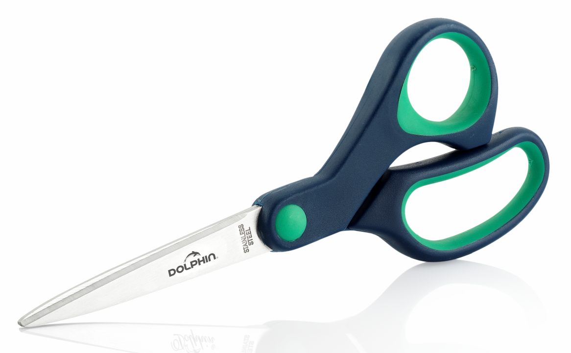 03f720a4-a788-4188-b86c-357958a221c1png Dolphin Ergonomic design Sharpened blades Stainless steel Soft handles Scissors - 59217 - Image 1