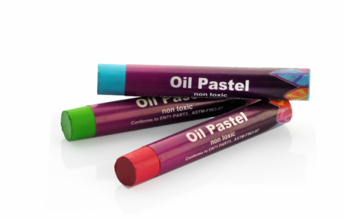 Dolphin 12 colors Oil Pastels Bright and intense colors Extremely soft and very easy to apply Perfect for color mixing and color overlaying - OP-12 - Image 2