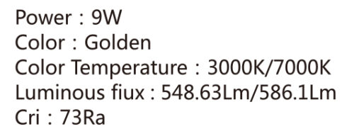 9w star bulb led candle bulb Golden - 899-LX-8707 - Image 2