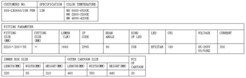 12 Watt Wall Light-LX559/12W PKW - Image 2