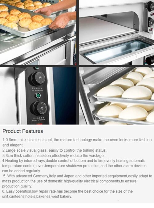 1-Deck 1-Tray Electric Oven GR-101D - Image 3