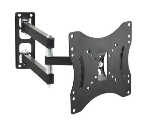 Stargold TV Wall Mount Bracket Full Motion Computer Monitor Arm Tilting Corner Bracket For 19-43 Inch Screen LCD LED Plasma 4K Flat Panel Screen TV