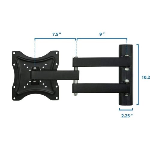 Stargold TV Wall Mount Bracket Full Motion Computer Monitor Arm Tilting Corner Bracket For 19-43 Inch Screen LCD LED Plasma 4K Flat Panel Screen TV - Image 5