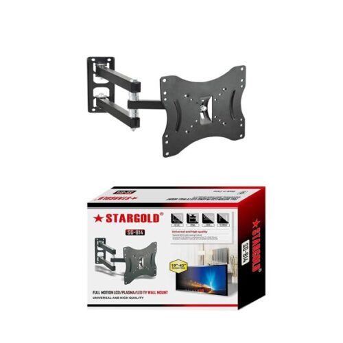 Stargold TV Wall Mount Bracket Full Motion Computer Monitor Arm Tilting Corner Bracket For 19-43 Inch Screen LCD LED Plasma 4K Flat Panel Screen TV - Image 7