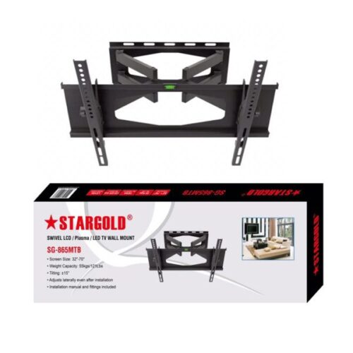 Stargold 32-70 Inches TV Wall Mount Bracket Tilt Ultra Slim Fixed TV Mount For LED LCD OLED Plasma 55kg Weight Capacity With 1 Year Warranty - Image 3
