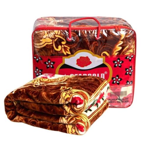 STARGOLD Super Soft 2 Ply Embossed And Printed Luxury Blanket - Image 5