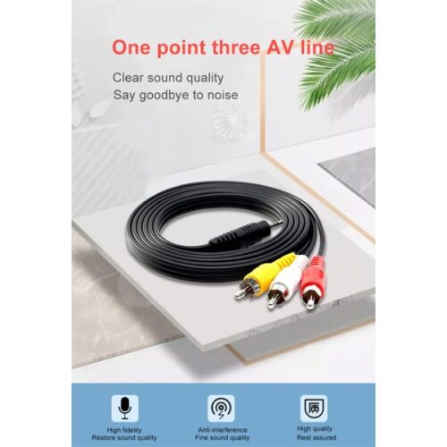 AUDIO CABLE 1 BY 3 For TV, VCR, DVD, Satellite, And Home Theater Receivers - Image 5