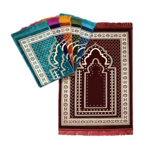 STARGOLD Traditional Muslim Prayer Mat Muslim Worship Blanket - Image 2