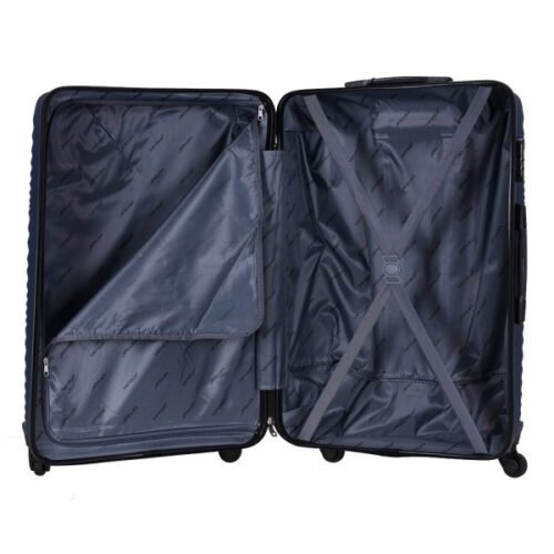 VIPTOUR Hard Shell 3 Piece ABS Trolley Luggage Sets 20/24/28 Inches, VT-A393 Dark Blue - Image 5