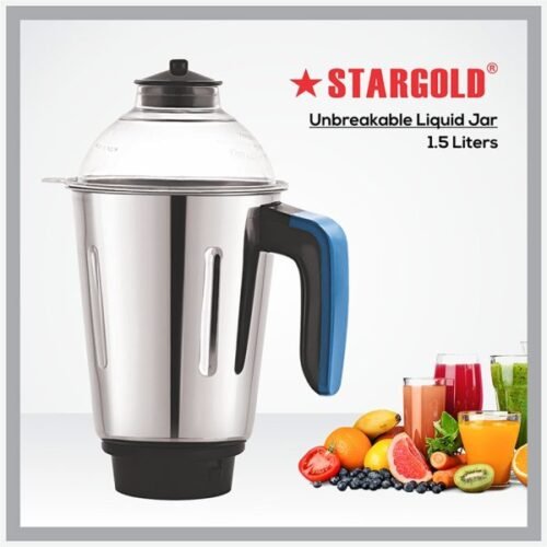STARGOLD 750 Watt 3 In 1 Mixer Grinder For Multi Purpose Use With Stainless Steel Jar - Image 4