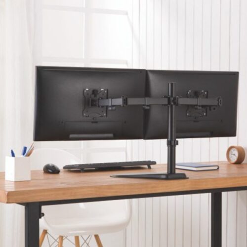 STARGOLD Dual Arm Monitor Desk Mount Stand For 17-32 Inch LCD/LED, Heavy Duty Gaming Monitor Stand Fully Adjustable Arms Hold 2 Screens - Image 6