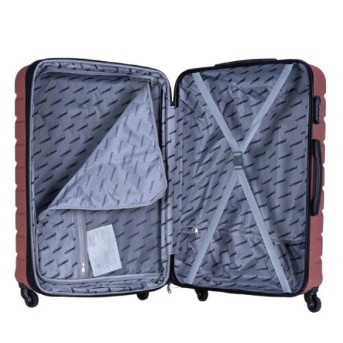 STARGOLD Abs Trolley Luggage, 24 Inch, SG-T88D Rose Pink - Image 6