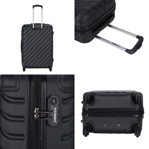 STARGOLD Abs Trolley Luggage, 28 Inch, SG-T88D Black - Image 5