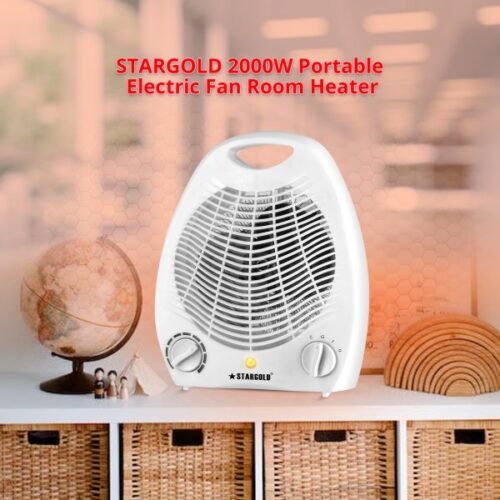 STARGOLD 2000W Portable Electric Fan Room Heater With 2 Temperatures - Image 5