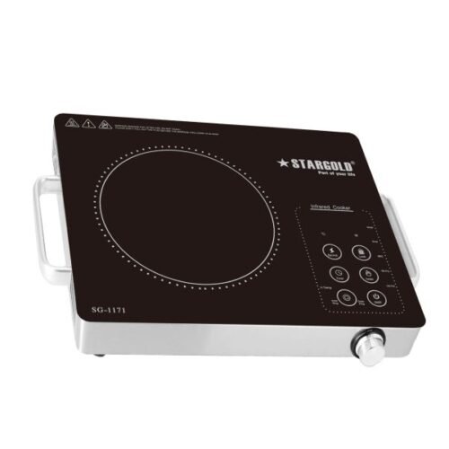 STARGOLD Infrared Cooker Dual Heat Ring Electric Stove Touch Control With 2200W, 3 Hours Timer, SG-1171