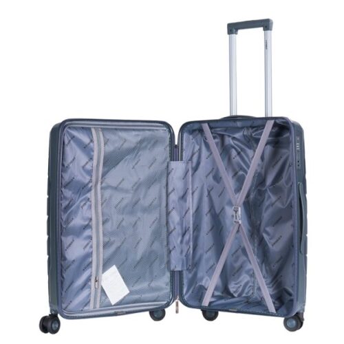 STARGOLD Luggage Bag PP HardSide 3 PCS Set Suitcase Bag With TSA Lock 360? Rotating Wheels Travel Suitcase, SG-PP68 GREY - Image 5