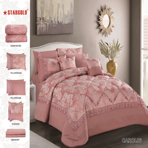 STARGOLD Extra Soft Best Comforter King Size Microfiber Printed 8 Pieces Set, SG-CJL2002 - Image 2