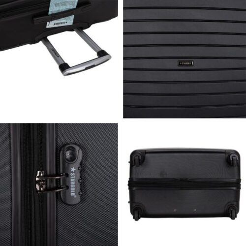 STARGOLD Best Suitcase Set Of 4 PCS ABS Hardside Lightweight 360? Rotating Wheels And Number Travel Luggage, SG-T88D - Image 8