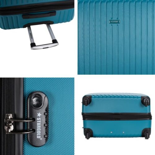 STARGOLD Travel Suitcase Set Of 4 PCS, ABS Built Lightweight Luggage With 360? Rotating Wheels And Top-Quality Number Lock Bag, SG-T89D - Image 8