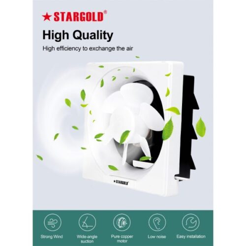 STARGOLD 10 Inch Exhaust Fan 35W With Powerful Copper Motor, SG-EF444 - Image 2