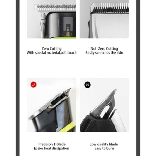 STARGOLD Professional Hair Trimmer Cordless Hair Zero Gapped T-Blade Beard Clippers Rechargeable Trimmer With LED Display, SG-922 - Image 3