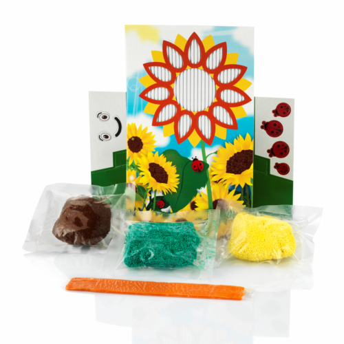 Dolphin sun flower beady card- Greeting Card -FER-12 - Image 2