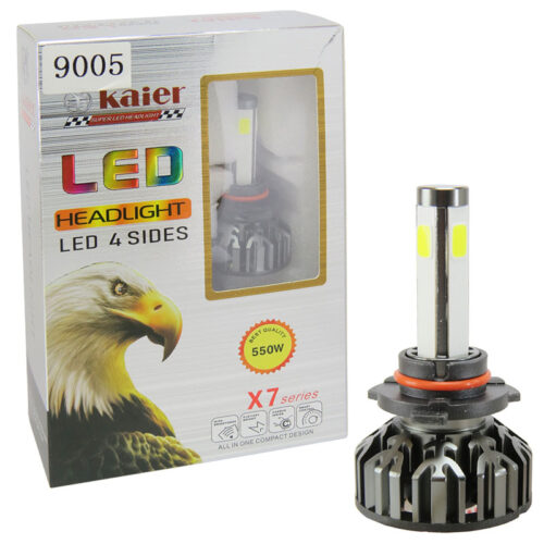 Kaier LED Headlight Bulbs Car Automotive Conversion Kit 4 Side Chips White