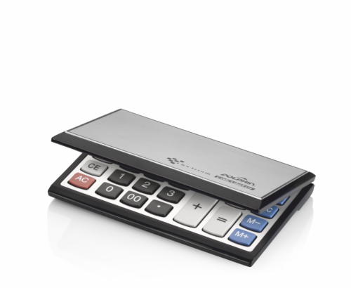 14 digits CALCULATOR Plastic keys ,Big LCD display, Aluminum case -CX-2400 - Image 2