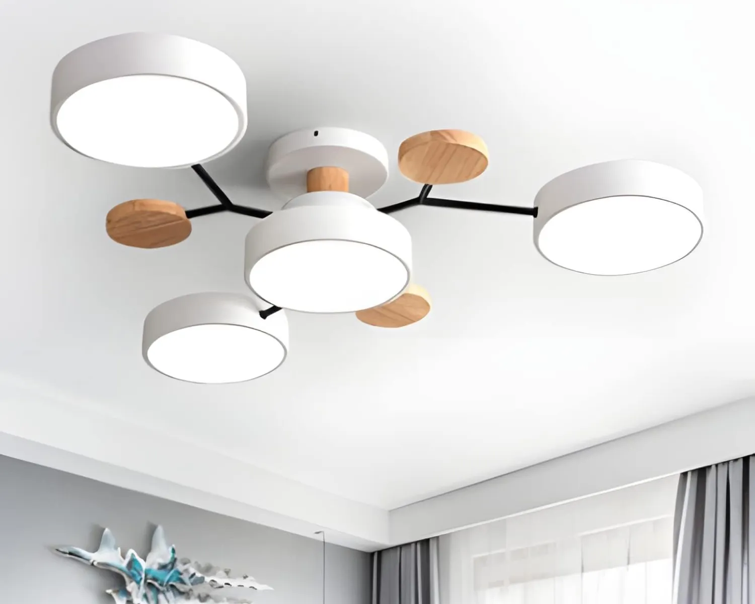 93webp chandelier Living Room Ceiling Light -CL 8023-3+1 - Image 1