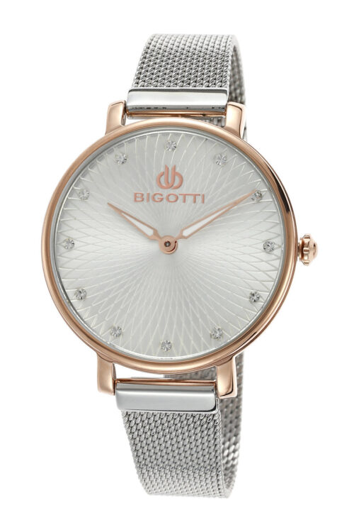 BIGOTTI WOMENS TIME ONLY STAINLESS STEEL STRAP WATCH - BG.1.10023-4 - Image 6