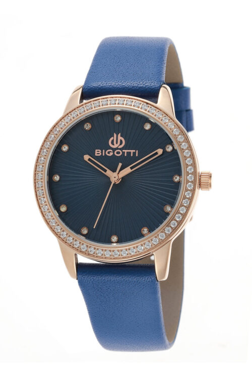 BIGOTTI WOMENS TIME ONLY LEATHER STRAP WATCH - BG.1.10025-3 - Image 6