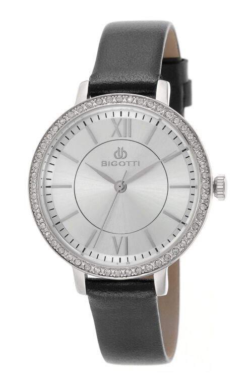 BIGOTTI WOMENS TIME ONLY LEATHER STRAP WATCH - BG.1.10027-1 - Image 5