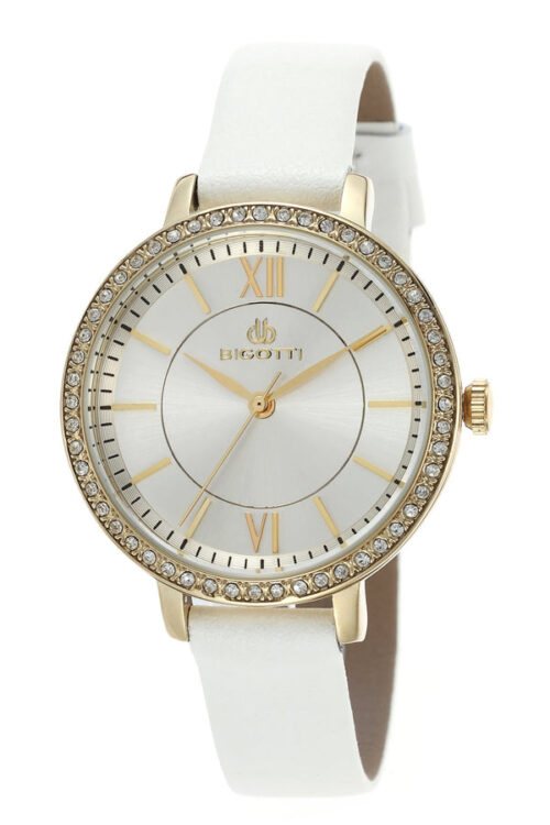 BIGOTTI WOMENS TIME ONLY LEATHER STRAP WATCH - BG.1.10027-3 - Image 3