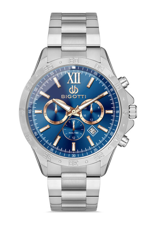 BIGOTTI MILANO MENS STAINLESS STEEL STRAP WATCH - BG.1.10245-1 - Image 7