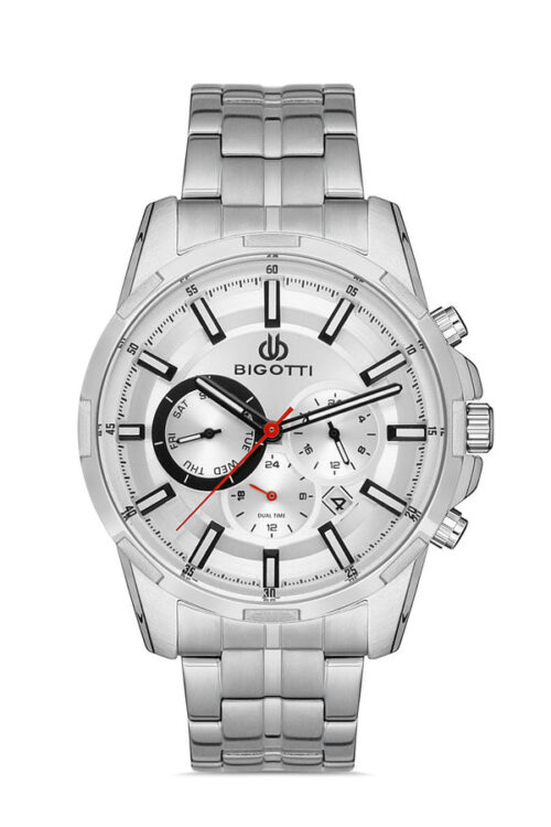 BIGOTTI MILANO MENS STAINLESS STEEL STRAP WATCH - BG.1.10263-1 - Image 3