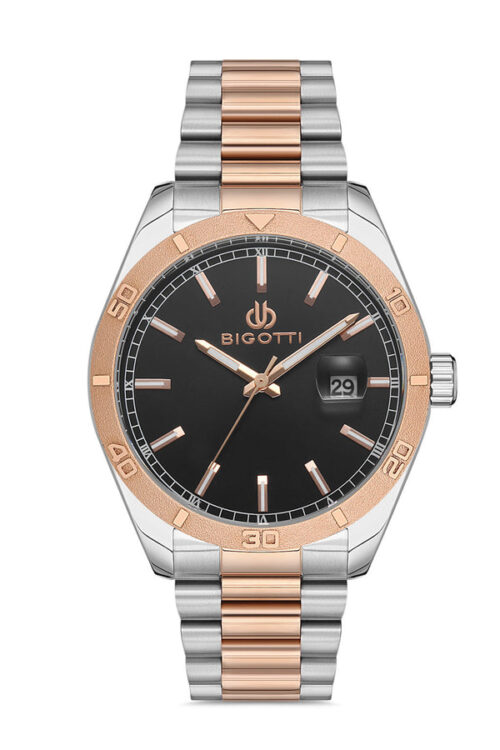 BIGOTTI NAPOLI MENS STAINLESS STEEL STRAP WATCH - BG.1.10264-4 - Image 3