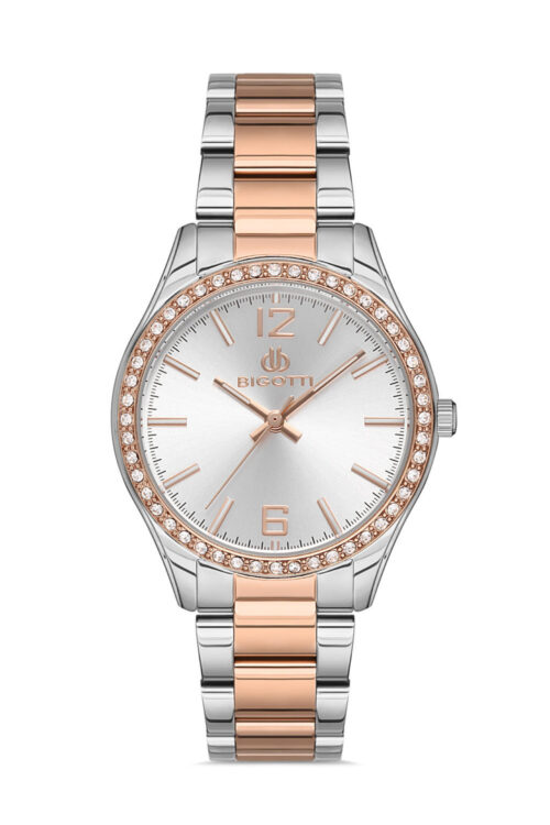 BIGOTTI ROMA WOMENS STAINLESS STEEL STRAP WATCH - BG.1.10268-4 - Image 7