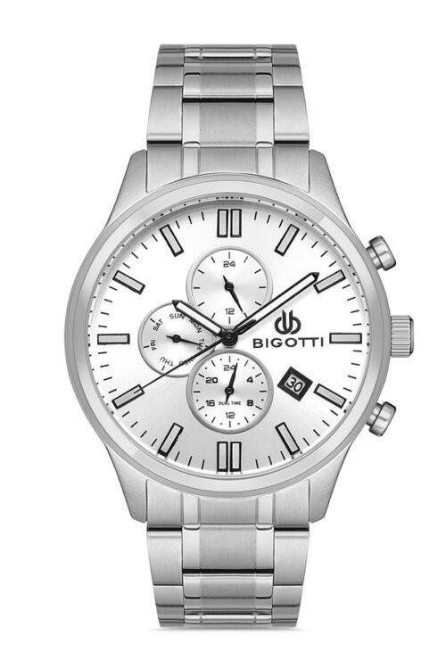 BIGOTTI MILANO MENS STAINLESS STEEL STRAP WATCH - BG.1.10272-1 - Image 3
