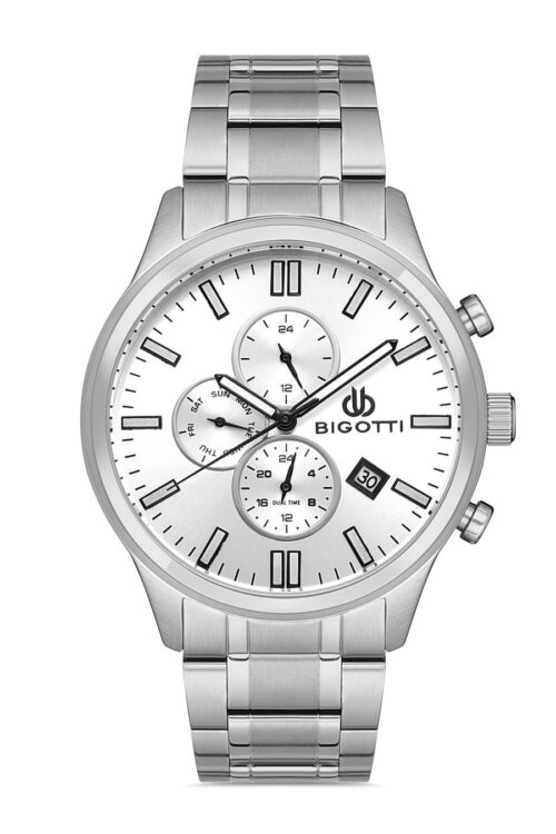 BIGOTTI MILANO MENS STAINLESS STEEL STRAP WATCH - BG.1.10272-1 - Image 6