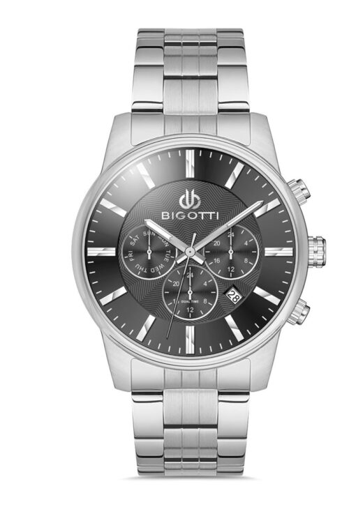 BIGOTTI MILANO MENS STAINLESS STEEL STRAP WATCH - BG.1.10282-5 - Image 5