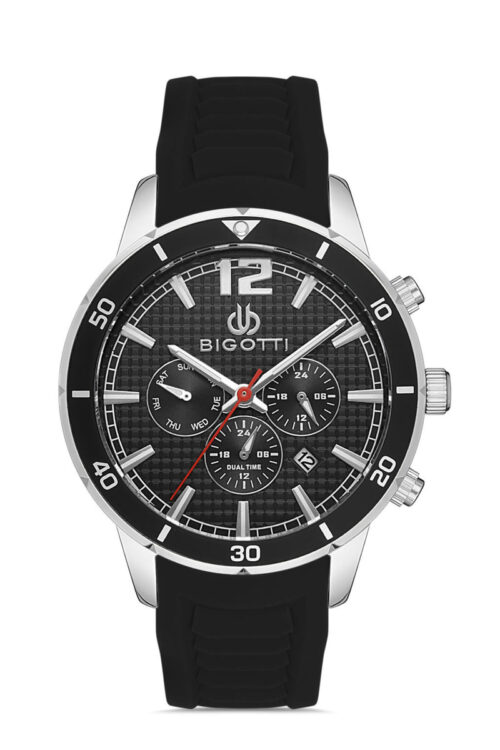 BIGOTTI MILANO MENS SILICON STRAP WATCH - BG.1.10288-1 - Image 5