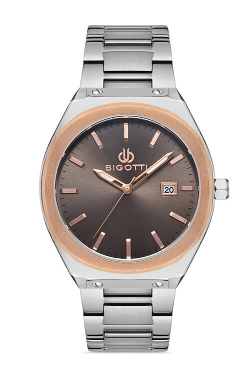 BIGOTTI NAPOLI MENS STAINLESS STEEL STRAP WATCH - BG.1.10323-5 - Image 3