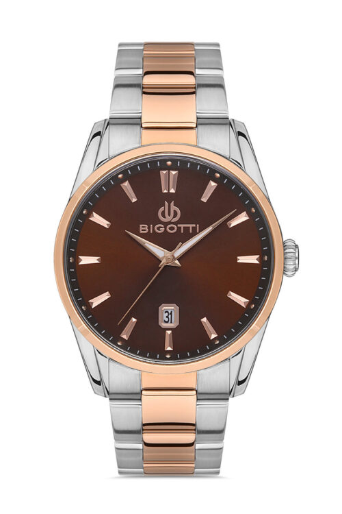 BIGOTTI NAPOLI MENS STAINLESS STEEL STRAP WATCH - BG.1.10412-5 - Image 6