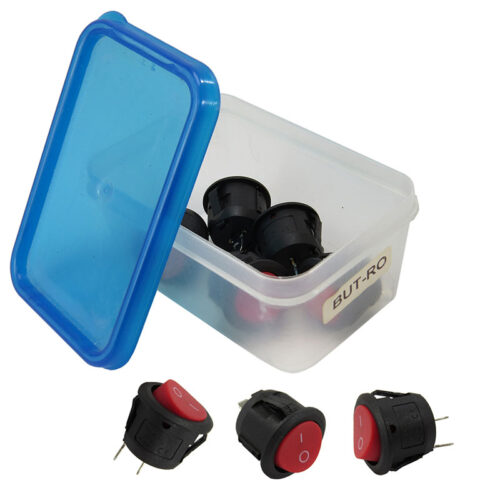 5 Pcs Generic 12V Button Switch For Motorcycle Car Boat