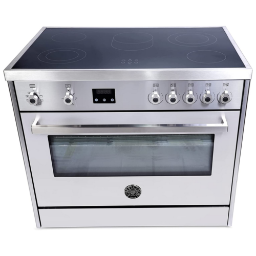 Bertazzoni 90x60 Ceramic Cooker, PRO905VMFELXC - Image 2