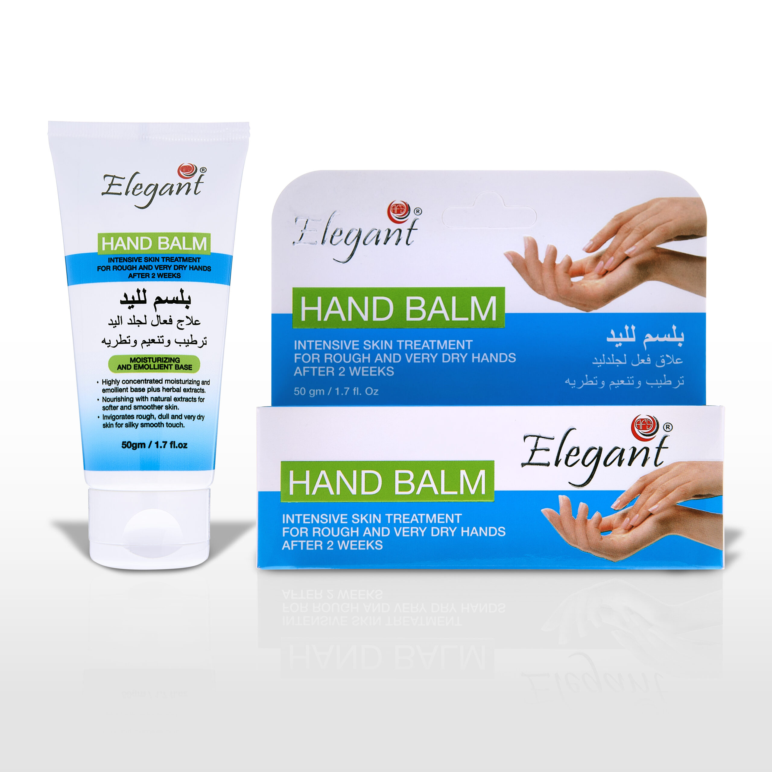 Box-tube-hand-balmjpg Hand Balm for Rough & Very Dry Hands, 50g, Daily Moisture - Image 1