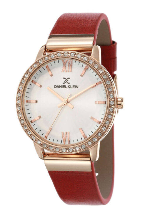 DANIEL KLEIN PREMIUM WOMENS LEATHER STRAP WATCH - DK.1.12424-5 - Image 6